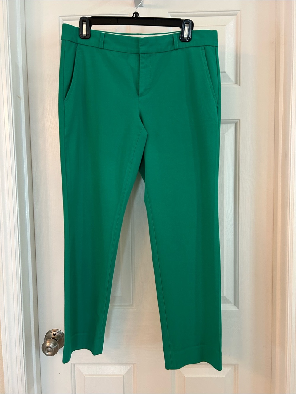 Banana Republic Ryan fit Emerald Green Tailored Stretch Chinos
